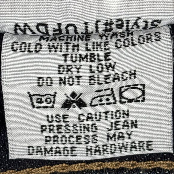 Cowgirl Tuff NWT Just Tuff Jeans Women 34 XLong Dark Wash Natural Waist Stretch - Picture 12 of 12